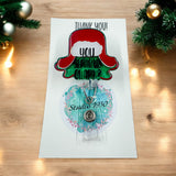 Christmas Badge reel -- nurse gifts