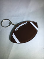 FOOTBALL KEYCHAIN -- coach keychain -- football season