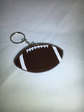 FOOTBALL KEYCHAIN -- coach keychain -- football season