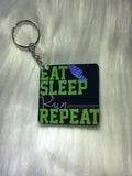 Track and field Keychain -- PERSONALIZED TRACK GIFTS -- team gifts --Track bag tag