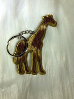 GIRAFFE KEYCHAIN -- Blue --