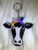 Cow Keychain